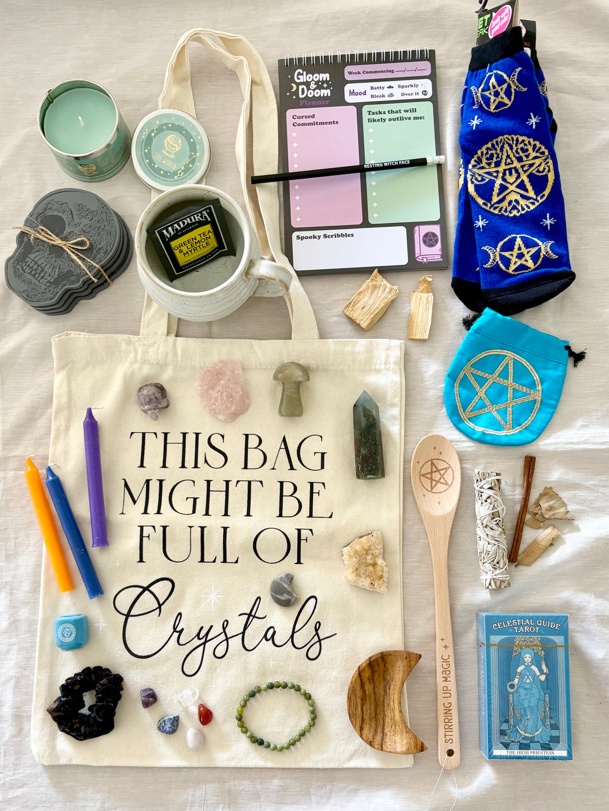 Witchy Crystal advent calendar gift box