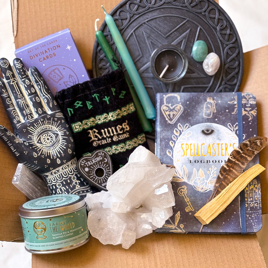 MYSTERY BOX - witch / wiccan / spells n crystals gift box