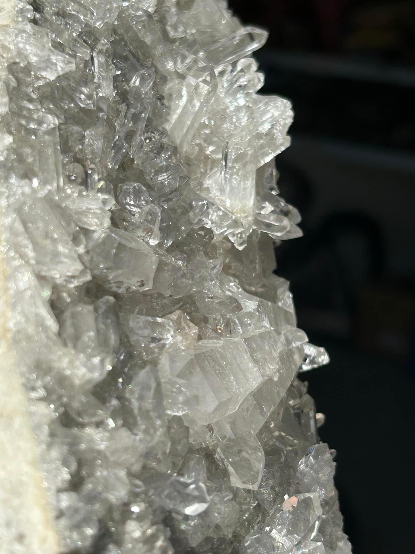 Clear quartz crystal cluster XL 1.9kg