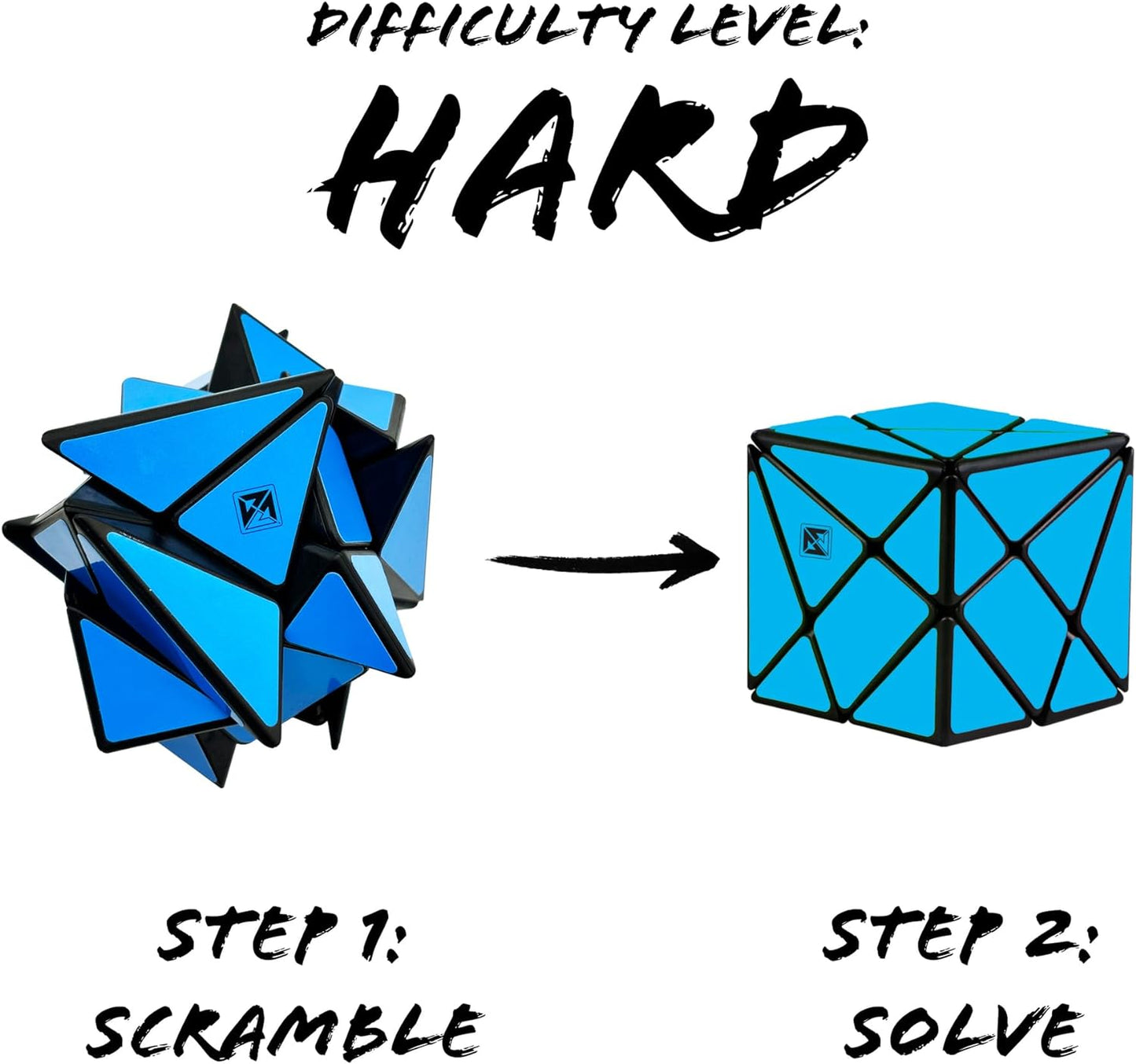 Rubix cube / inverse cube brain teaser puzzle