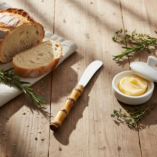 Bamboo spreader / dip bowl