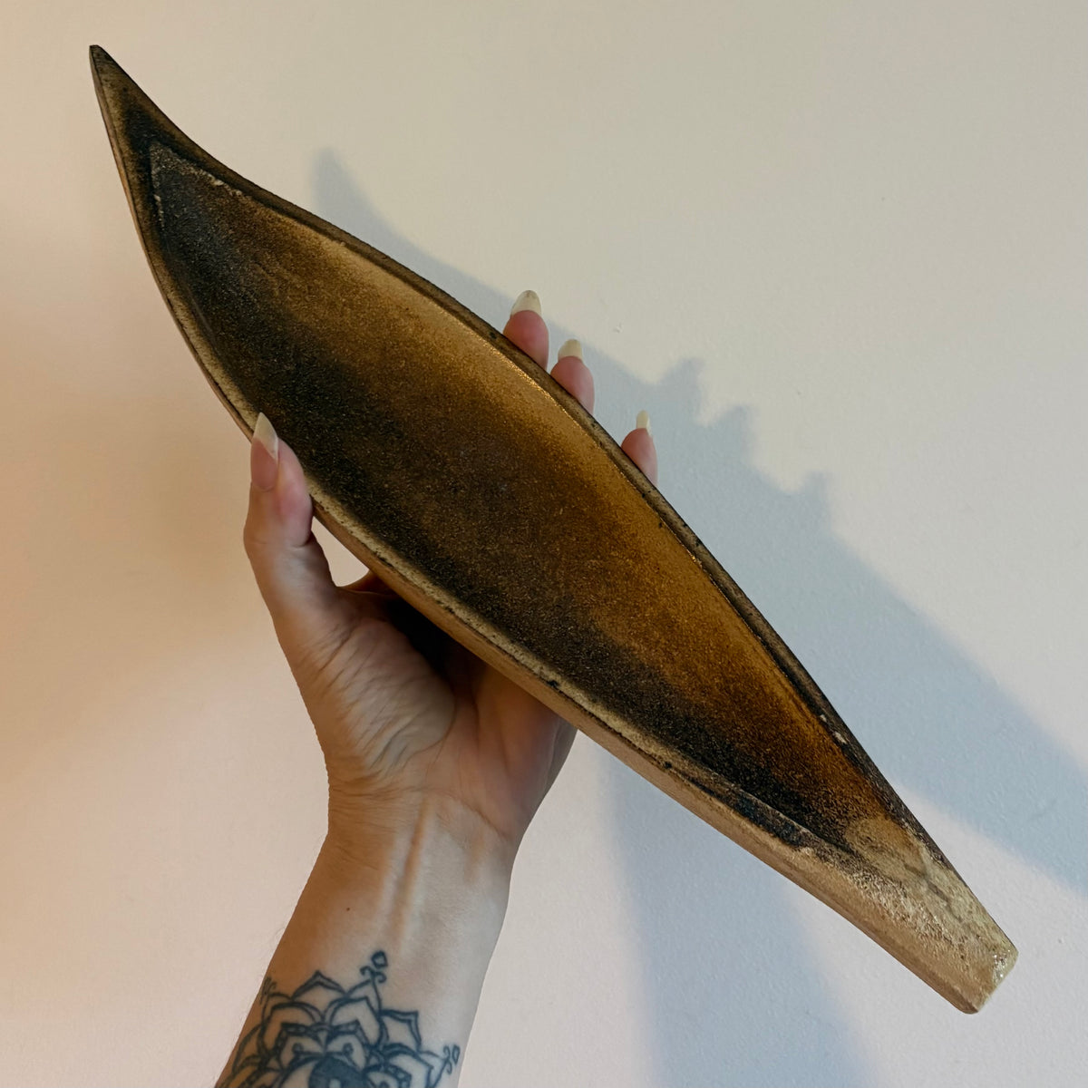 Bamboo boat bowl