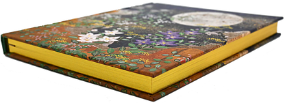 Hard cover full moon garden journal