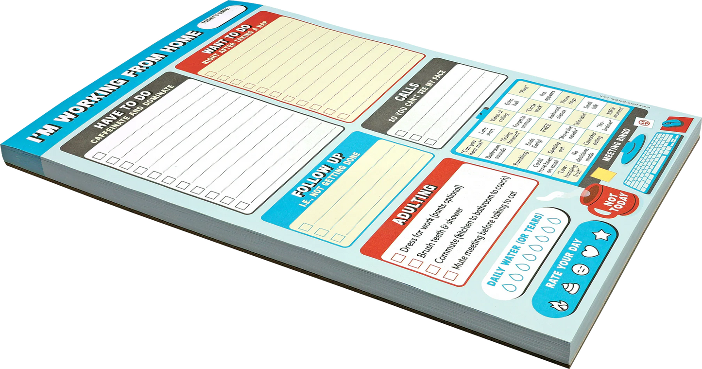 Work from home / Adulting desktop notepad