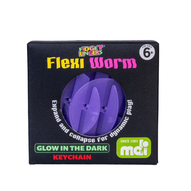 Glow in the dark fidget keychain