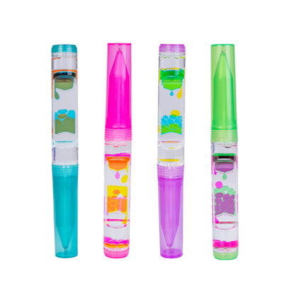 Fidget pen with drip timer