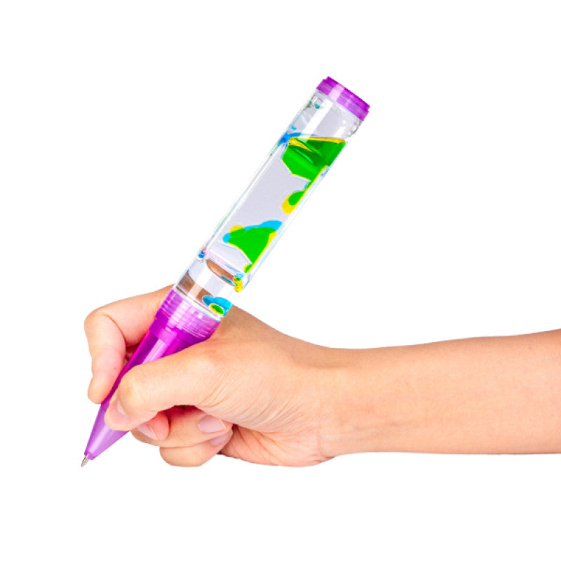Fidget pen with drip timer