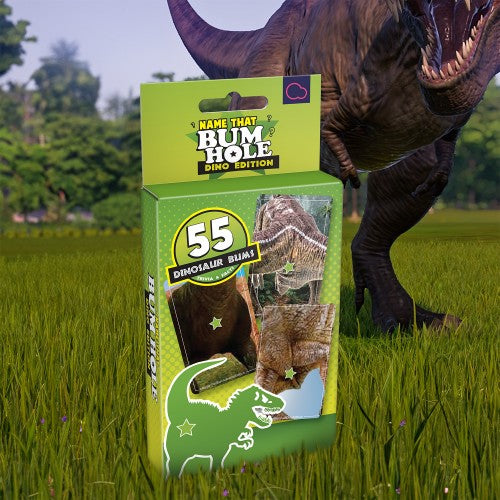 Cheeky name that Dinosaur butt hole game
