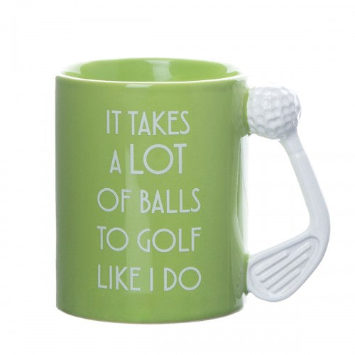 Cheeky fun golfer mug
