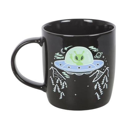 Done with earth alien mug