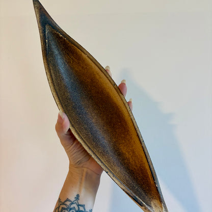 Bamboo boat bowl