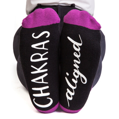 Socks for aligned chakras