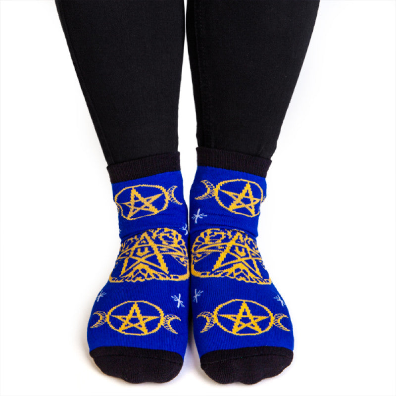 Wiccan pentagram socks