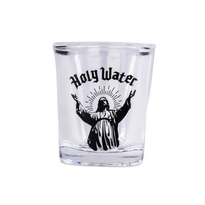 Jesus holy water drinking shot glass