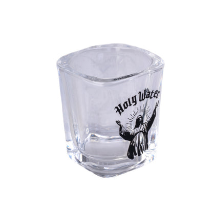 Jesus holy water drinking shot glass