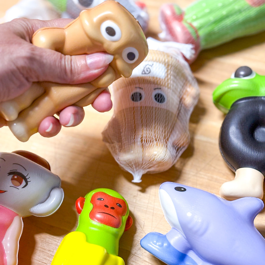 Brainrot squishy stress toy blind bag.