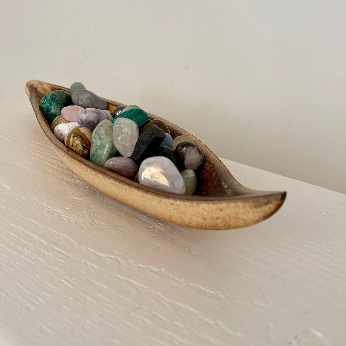 Bamboo boat bowl