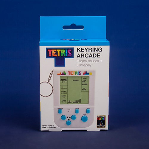 Tetris retro handheld keychain video game