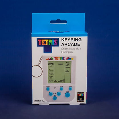Tetris retro handheld keychain video game
