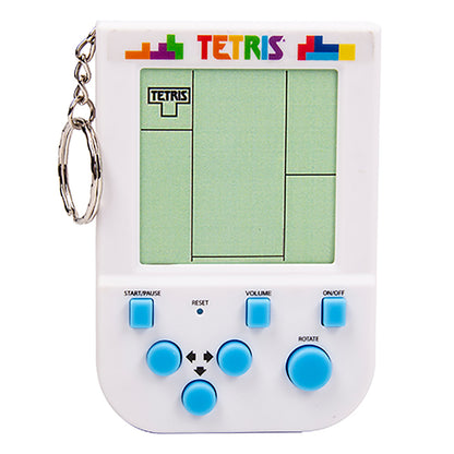 Tetris retro handheld keychain video game