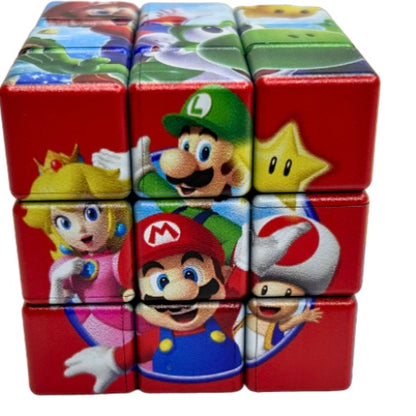 Super Mario Bros rubix cube game