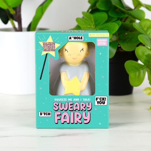 Naughty swearing fairy godmother novelty toy