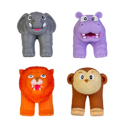 Jungle animal finger puppet toy