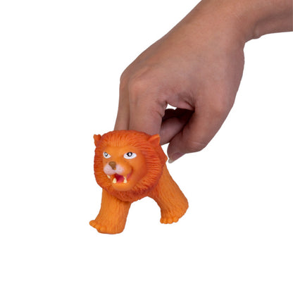 Jungle animal finger puppet toy