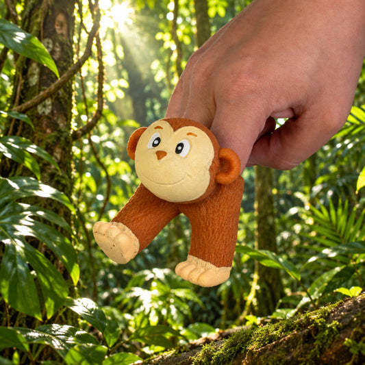 Jungle animal finger puppet toy