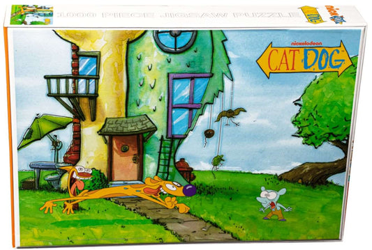 Catdog TV cartoon puzzle game