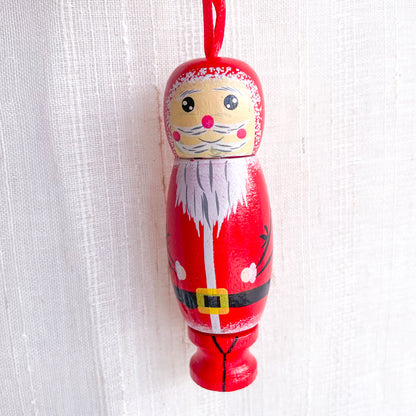 Naughty santa / father christmas flasher ornament