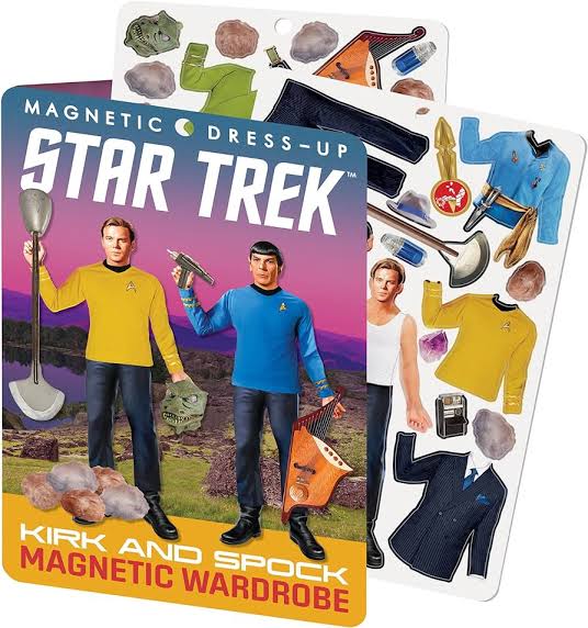 Magnetic dress up Star trek pop culture novelty set