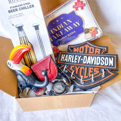 DUDE / Man cave / cave woman MYSTERY gift box