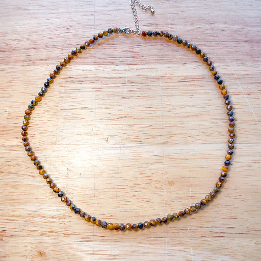 Tigers Eye Crystal necklace