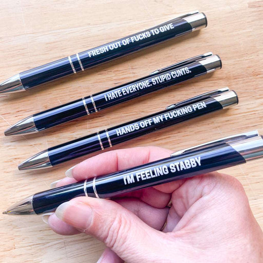 Bitchy / rude ballpoint pen - various