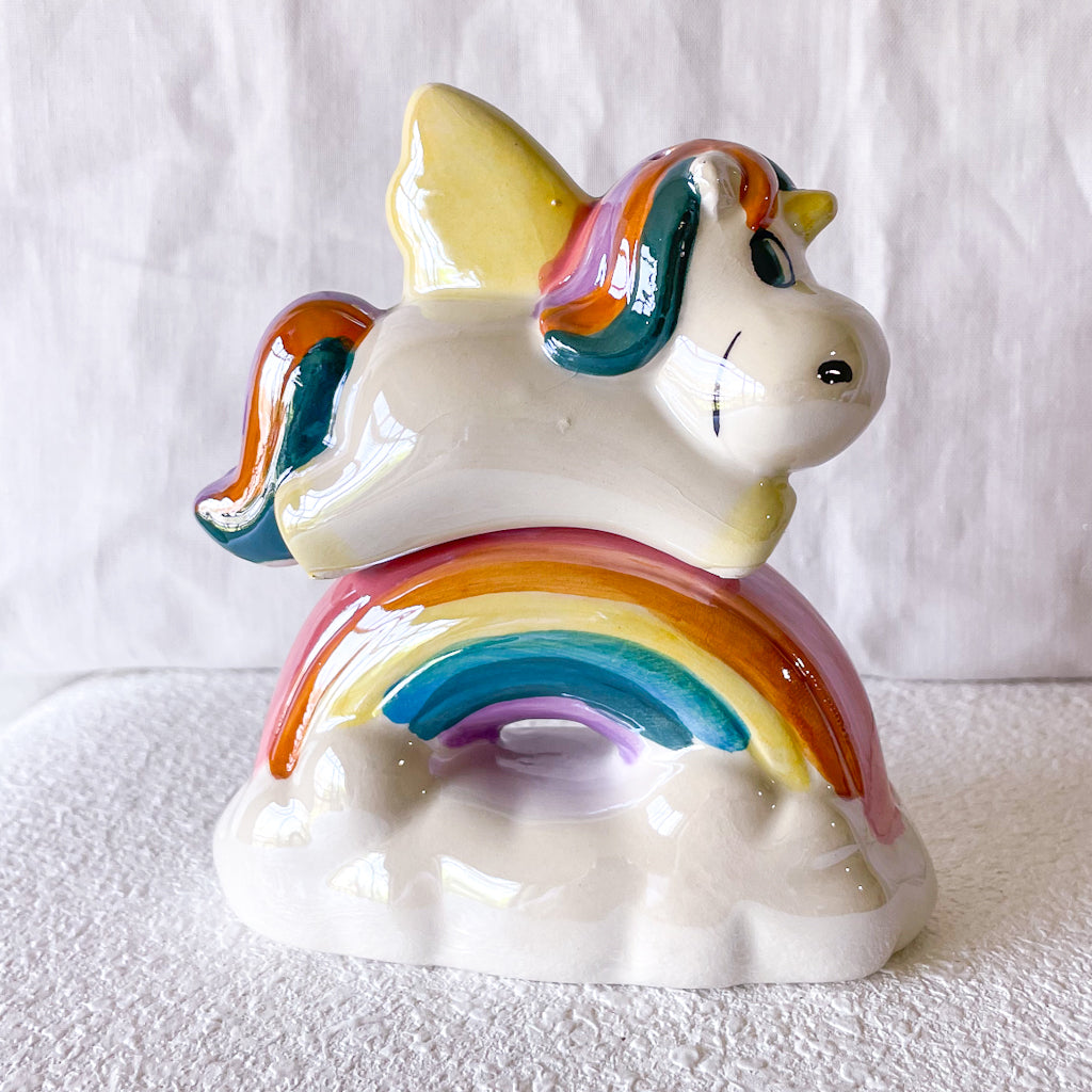 Unicorn rainbow good vibes salt n pepper set – Six Things Shop Australia