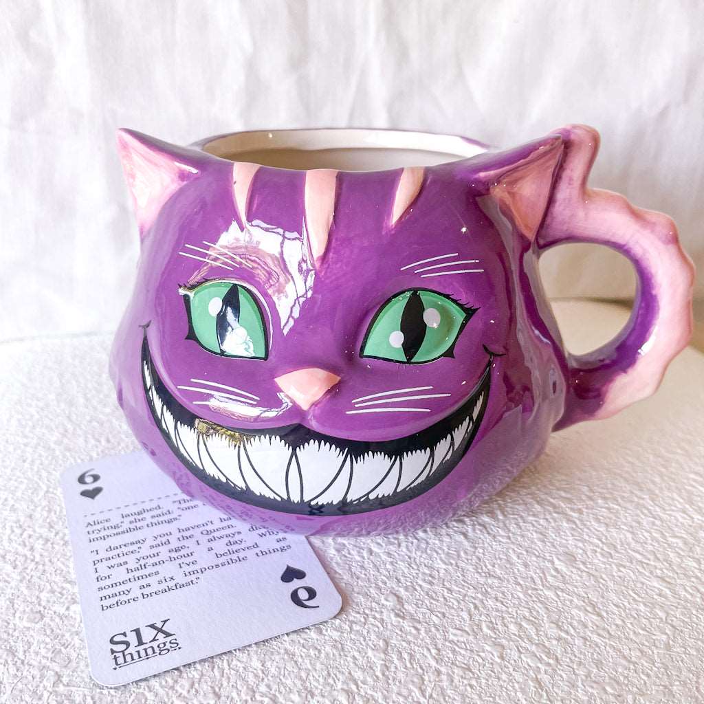 Alice in wonderland Cheshire cat mug