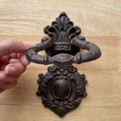 Cast iron vintage door knocker