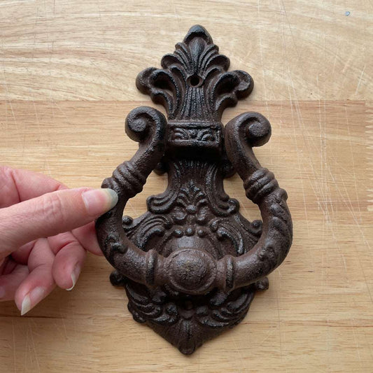 Cast iron vintage door knocker