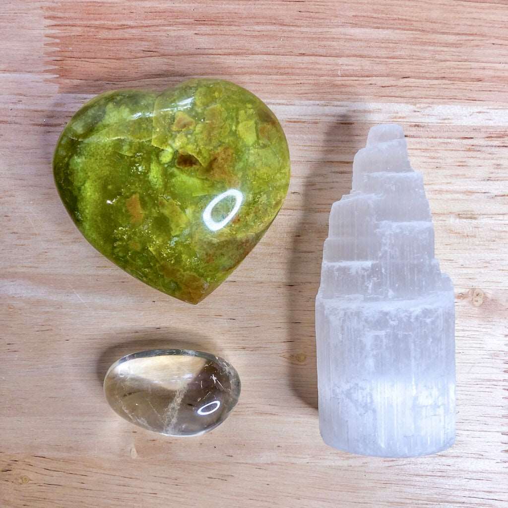Crystal box - healing & harmony crystal pack - 3 crystal set