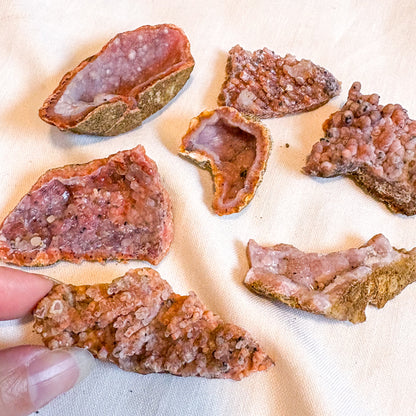 Pink Amethyst crystal cluster XS-S