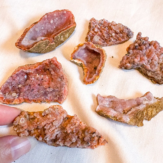 Pink Amethyst crystal cluster XS-S