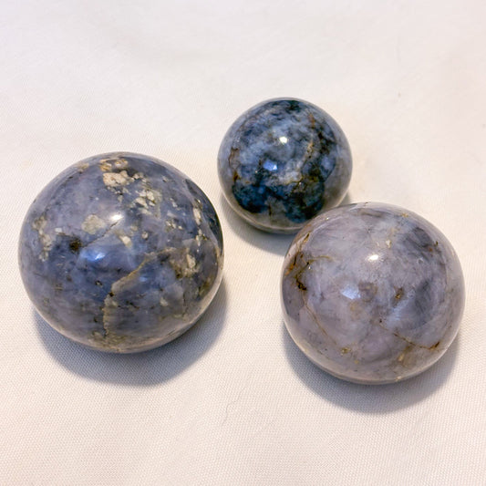 Blue aventurine crystal sphere