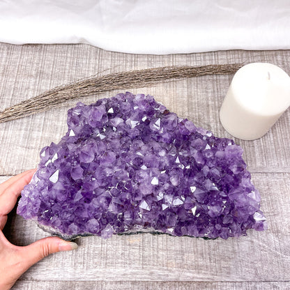 Amethyst A grade crystal cluster XL 3.4kg