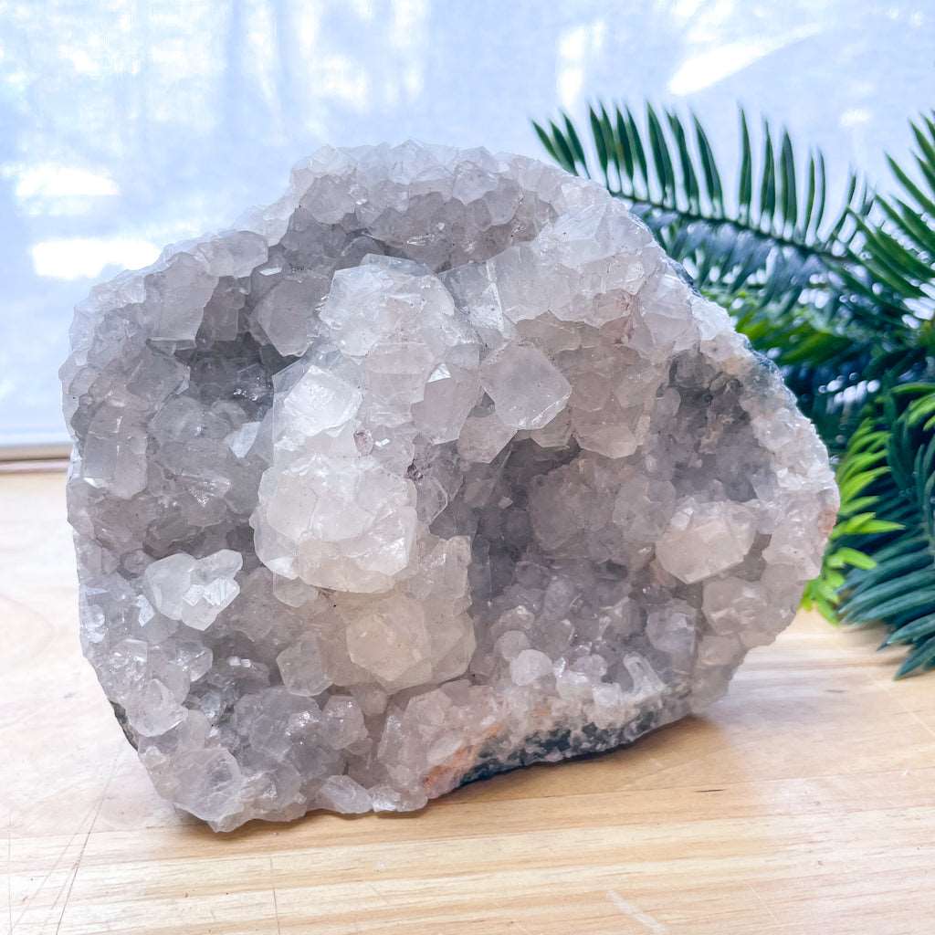 Apophyllite crystal cluster geode 1.67kg