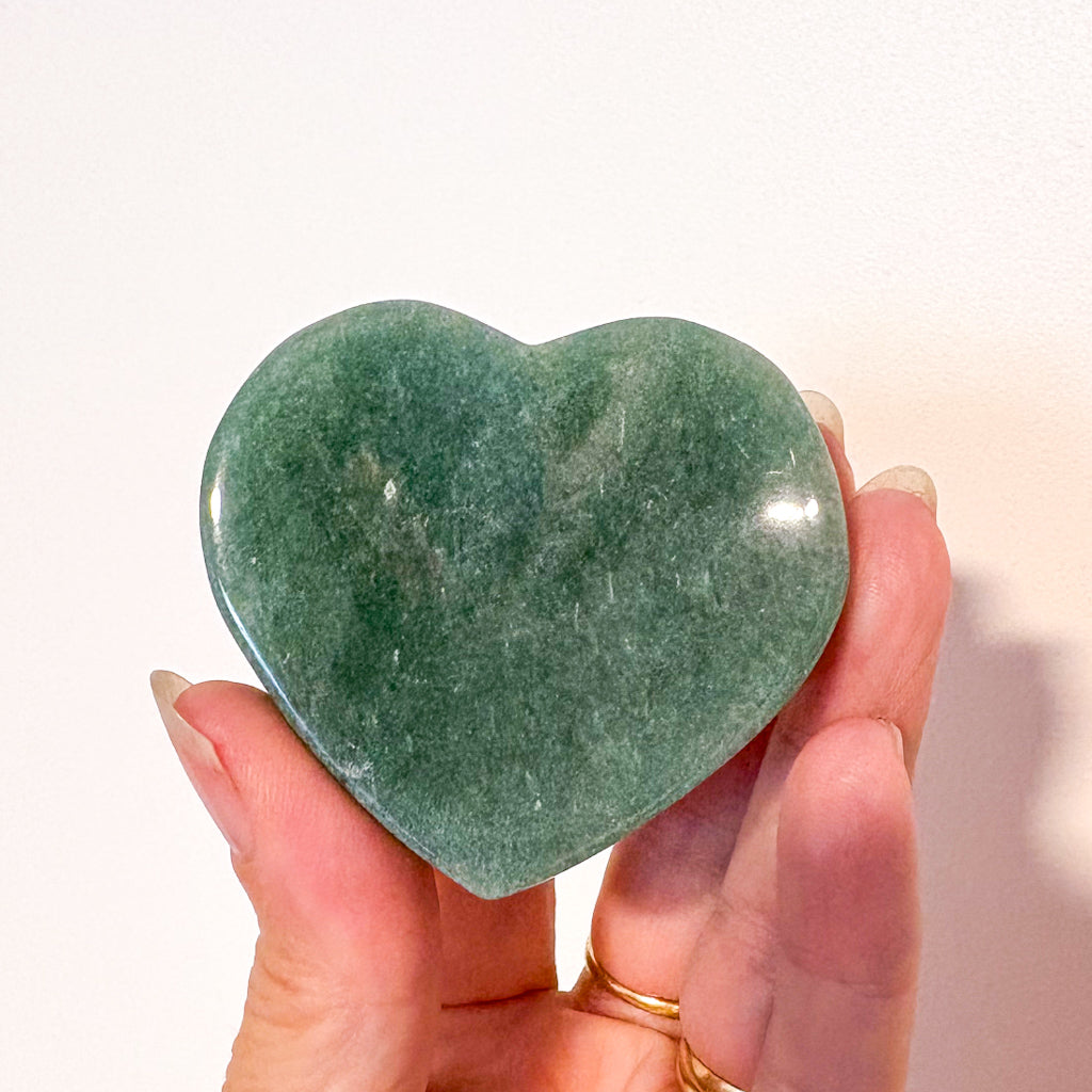 Green Aventurine Crystal Heart dish