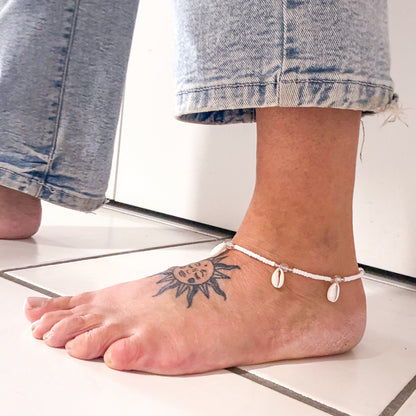 Mermaid shell anklet bracelet