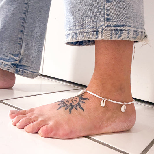 Mermaid shell anklet bracelet