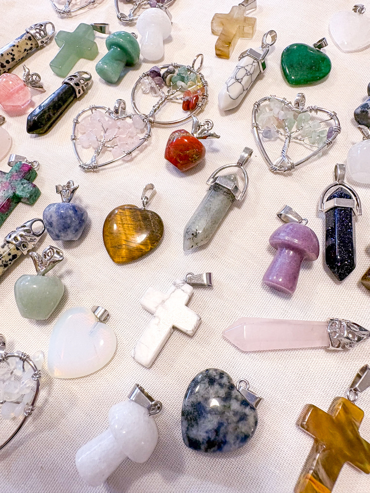 Lucky dip crystal pendant