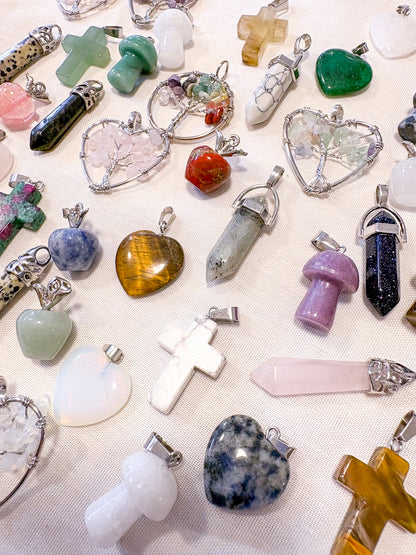 Lucky dip crystal pendant